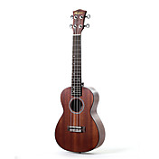 toukaki - (uk23cs-b) sapele konsert ukulele med gig bag / stropp