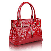 Damemode Basic Print PU Satchel