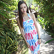 Dame Tredelt Farverige Tie-dye Bikini Set