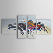 Dipinti a mano olio pittura astratta Set di 4 1303-AB0394