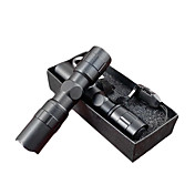 goread schwarzen Mini 1-LED Glare wasserdichte Taschenlampe Fahrrad Scheinwerfer (ohne Batterien) d14100013