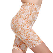 Chinlon com impressão Pant Shapwear cintura alta