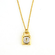 Elegant Alloy With Rhinestone Women's Necklaces