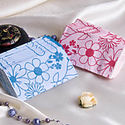 Blue Floral Design Guest Towels - Set of 12 Packs (More Colors)