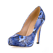 Fabulous Patent Leather Stiletto Heel Pumps With Animal Print Party / Evening Shoes (More Colors)
