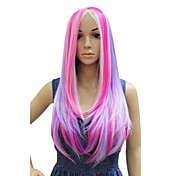 lolita Perücke von harajuku Mischfarbe 60cm punk inspiriert