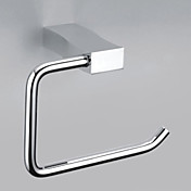 estilo contemporáneo cromo zinc de aleación de acabado de la pared montado titulares de papel higiénico (forma rectangular)