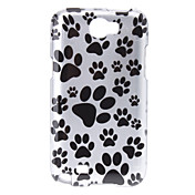 Footprint Pattern Hard Case for Samsung Galaxy Note 2 N7100