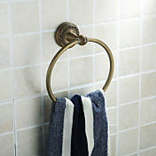Antikke messing finish Messing Materiale Circle Ring Towel Ringer