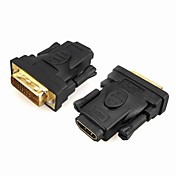 HDMI femmina a DVI 24 +5 adattatore maschio