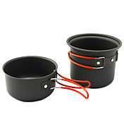 Acampar al aire libre 1-2 Personas Cup / Pot Set 134 × 110mm