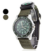 Tejido Unisex reloj de pulsera de cuarzo analógico (colores surtidos)