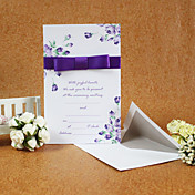 Elegant Style Floral Pattern Wedding Invitation (Set of 50)