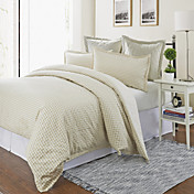3pcs Ancud Check Jacquard Bettbezug Set