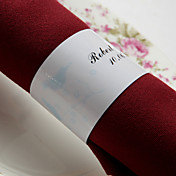 Personalisierte Paper Napkin Ring - Singing Birds (Set von 50)