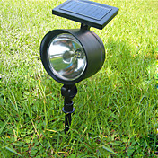 Solarbetriebene 4-LED White Light Flood Light Landscape Garden Lamp