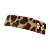 Handmade Leopard Fauxfur Alloy Punk Lolita Headpiece