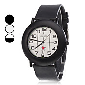 Unisex Style Star pu analogico al quarzo orologio da polso (colori assortiti)