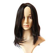 Sexy Hot Sale 100% Indian Remy Long Black Wavy Full Lace Wig