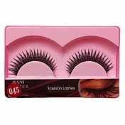 1 Pair Black Machine Made False Eyelashes YBK045
