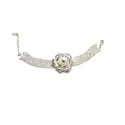 Fine Alloy With Rhinestone / Imitation Pearl Women's Bracelets