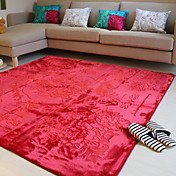 Embossed Bloemen 6 'Solid Microfiber Bonded Rug