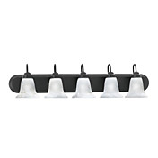 200W Light Wall Transitional com 5 luzes e Gravado máscaras de vidro