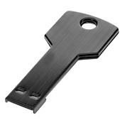 Key Shaped Metal USB-Flash-Laufwerke 16G (Black)