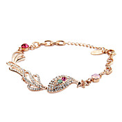 Elegant 18K Gold plated with Rhinestone Women's Fashion Bracelets