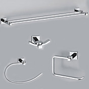 EleganceSolid Brass 4-piece Bathroom Accessory Set B(0605-0401+0407+0405+0411)