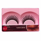 1 Pair Black Machine Made False Eyelashes YBK057