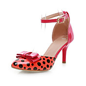 Patent Leather Stiletto Heel Closed Toe With Buckle / Bowknot Party / Evening Shoes (More Colors)