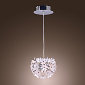 25W E14 Acrylic and Metal Canopy Pendant Light