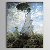 Famous Oil Painting La Promenade por Claude Monet