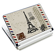 "Torre eiffel" modello di computer portatile autoadesivo protettivo della pelle per 10 "/ 15" laptop 18319 (15 "adatto a sotto i 15")
