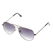 Unisex Gray Lens grå ramme Pilot solbriller