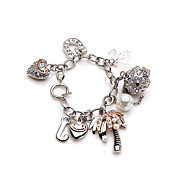Fine Alloy With Rhinestone Women's Bracelets