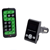 4-in-1 Universal de Memoria Reproductor MP3 Transmisor FM con control remoto para los coches (la ayuda SD / MMC)