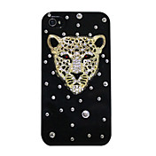 Zircone caso del leopardo dura Reticolo per di iPhone 4/4S (colori assortiti)
