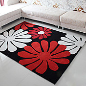 6.5 "Enorme Floral Pattern acrílico Bonded Rug
