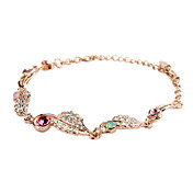 Exquisite 18K Gold plated with Rhinestone Women's Fashion Bracelets