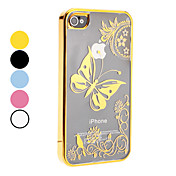 Vlinder patroon Hard Case voor iPhone 4/4S (verschillende kleuren)