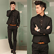 Causais finas roupas Single-fivela homens