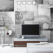Vintage Architectuur Landschap Mural