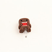 Cartoon Big Mouth Monster goma anti-polvo de Gato del auricular