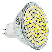 MR16 3.5W 80x3528SMD 300LM 6000-6500K Natural White Light LED Spot Bulb (12V)