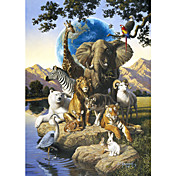 impresso animais animal arte africana por james Himsworth
