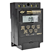 2.0 "LCD Digital Automatic Microcomputer Schaltuhr - Schwarz (1 x AAA)