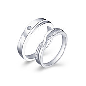 Fabulous platinert Crystal par 'Rings