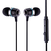 kingtime ny stil metal in-ear høretelefoner, kt-187